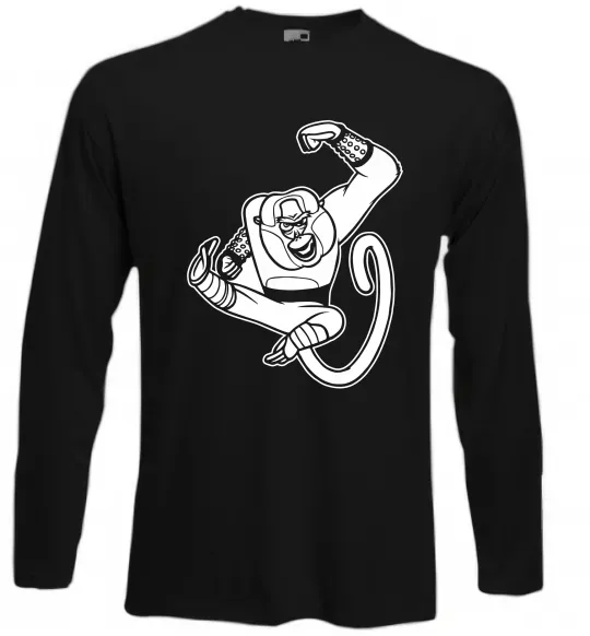 Лонгслив Майстер Мавпа Черный фото