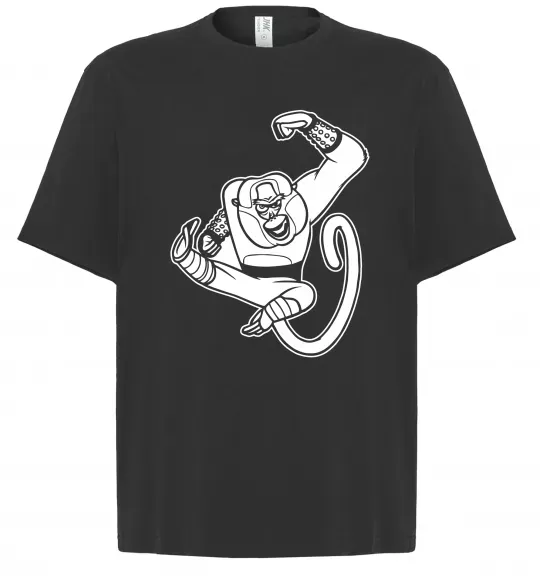 Футболка Оверсайз Майстер Мавпа Чорний фото