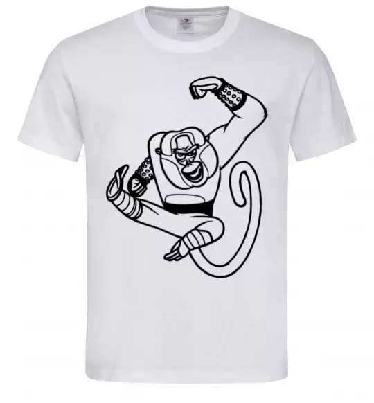 Чоловіча футболка Майстер Мавпа Білий фото