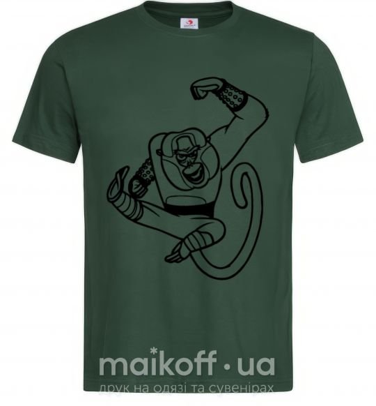 Мужская футболка Мастер Обезьяна Темно-зеленый фото