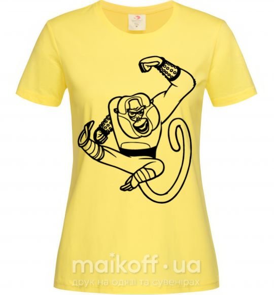 Женская футболка Мастер Обезьяна Лимонный фото