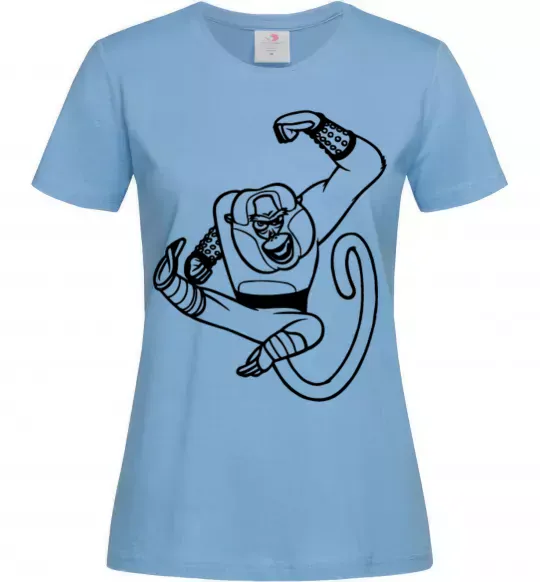 Женская футболка Майстер Мавпа Голубой фото
