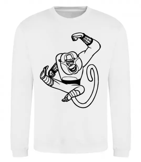 Світшот Майстер Мавпа Білий фото