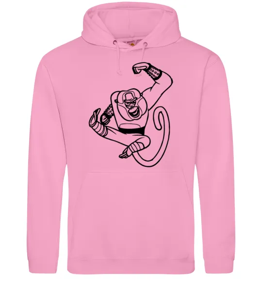 Чоловіча толстовка (худі) Майстер Мавпа Рожевий фото