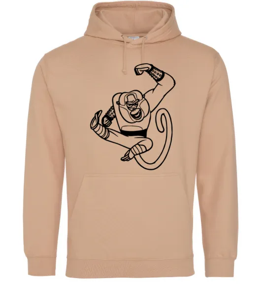 Чоловіча толстовка (худі) Майстер Мавпа Пісочний фото