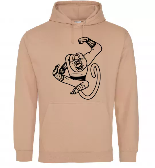 Женская толстовка (худи) Майстер Мавпа Песочный фото