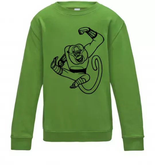 Детский Свитшот Майстер Мавпа Лаймовый фото