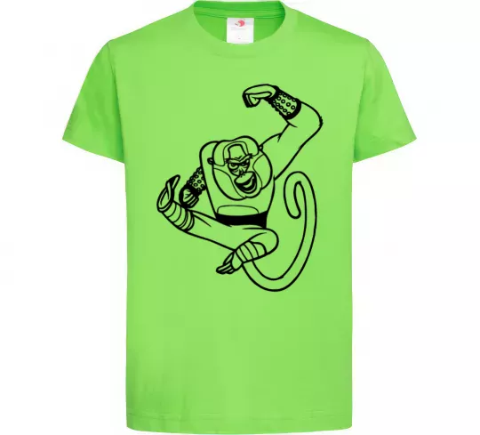 Детская футболка Майстер Мавпа Лаймовый фото