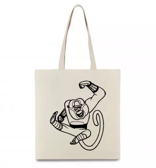 Еко-сумка Майстер Мавпа Бежевий фото