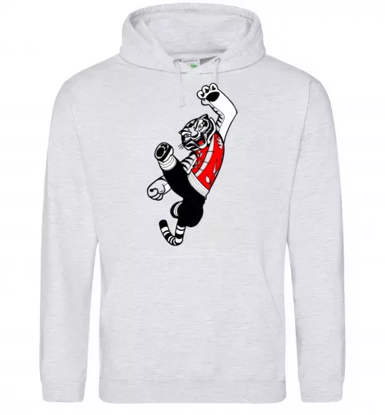 Чоловіча толстовка (худі) Майстер Тигриця Сірий меланж фото