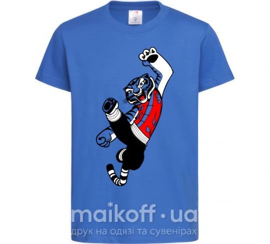 Дитяча футболка Мастер Тигрица Яскраво-синій фото