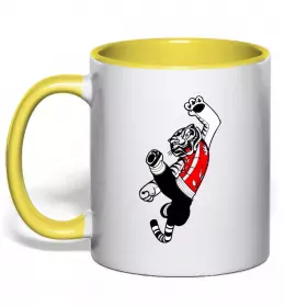 Чашка з кольоровою ручкою Чашка з кольоровою ручкою