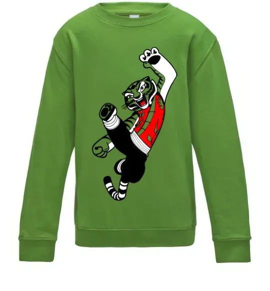 Дитячий світшот Майстер Тигриця Лаймовий фото