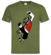 Чоловіча футболка Майстер Тигриця Оливковий Чоловіча футболка Майстер Тигриця Оливковий фото