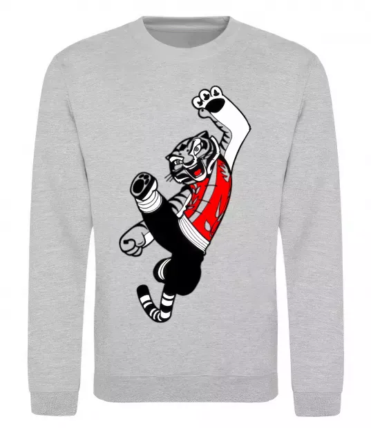 Світшот Майстер Тигриця Сірий меланж фото