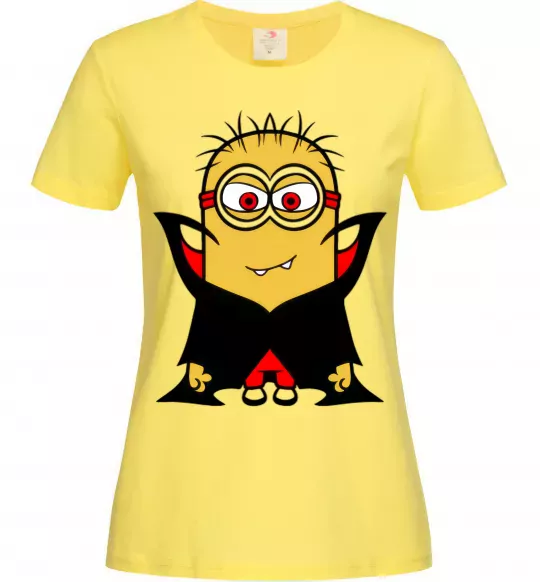 Женская футболка Посіпака Дракула Лимонный фото