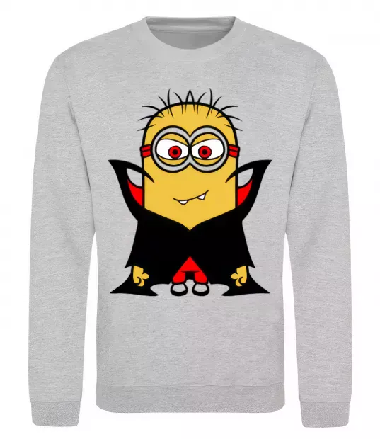 Свитшот Посіпака Дракула Серый меланж фото