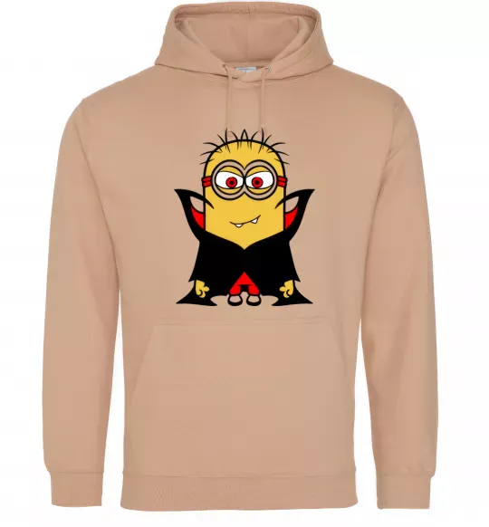 Чоловіча толстовка (худі) Посіпака Дракула Пісочний фото