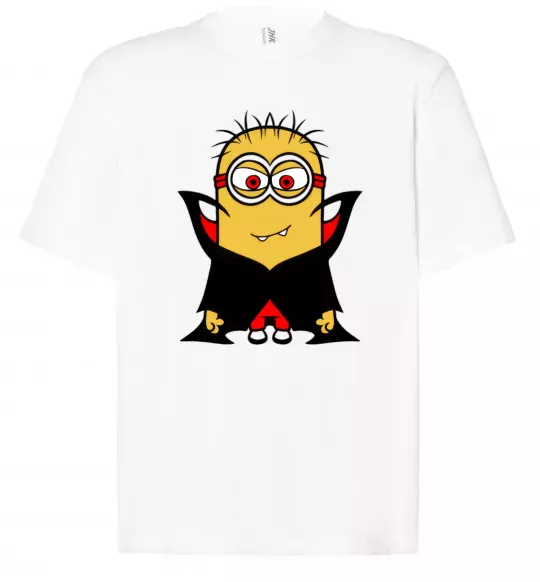 Футболка Оверсайз Посіпака Дракула Білий фото