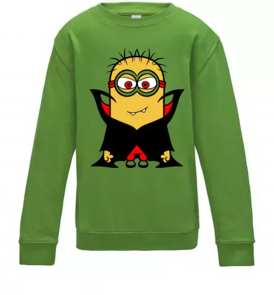 Детский Свитшот Посіпака Дракула Лаймовый фото