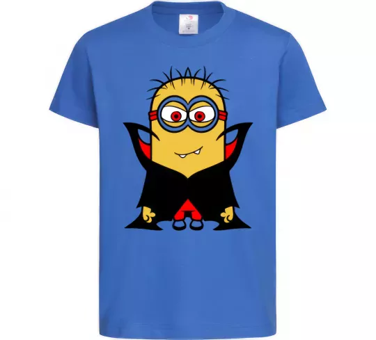 Дитяча футболка Посіпака Дракула Яскраво-синій фото