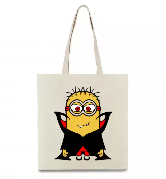 Эко-сумка Посіпака Дракула Бежевый фото