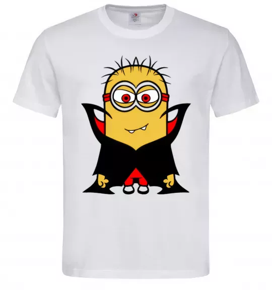 Чоловіча футболка Посіпака Дракула Білий фото