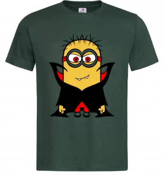 Чоловіча футболка Посіпака Дракула Темно-зелений фото