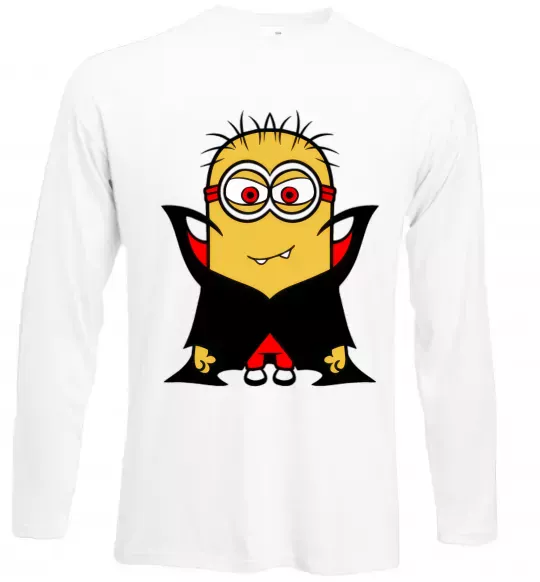 Лонгслив Посіпака Дракула Белый фото