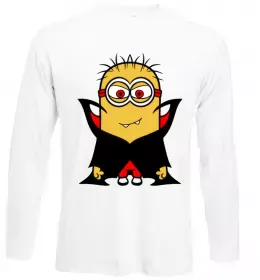Лонгслив Посіпака Дракула Белый фото