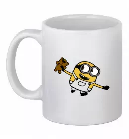 Чашка керамічна Посіпака Новий Рік Білий фото