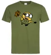 Мужская футболка Посіпака з ведмедиком Оливковый Мужская футболка Посіпака з ведмедиком Оливковый фото