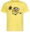 Мужская футболка Посіпака з ведмедиком Лимонный фото