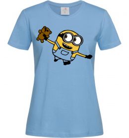 Жіноча футболка Посіпака з ведмедиком Жіноча футболка Посіпака з ведмедиком