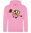 Жіноча толстовка (худі) Посіпака з ведмедиком Рожевий фото