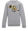 Детский Свитшот Посіпака з ведмедиком Серый меланж Детский Свитшот Посіпака з ведмедиком Серый меланж фото