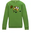 Детский Свитшот Посіпака з ведмедиком Лаймовый Детский Свитшот Посіпака з ведмедиком Лаймовый фото
