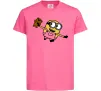 Детская футболка Посіпака з ведмедиком Ярко-розовый Детская футболка Посіпака з ведмедиком Ярко-розовый фото