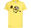 Детская футболка Посіпака з ведмедиком Лимонный Детская футболка Посіпака з ведмедиком Лимонный фото