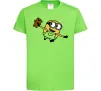 Детская футболка Посіпака з ведмедиком Лаймовый Детская футболка Посіпака з ведмедиком Лаймовый фото