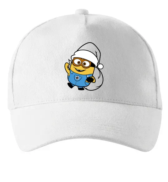 Кепка Посіпака Новий Рік Белый фото