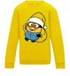 Детский Свитшот Посіпака Новий Рік Солнечно желтый Детский Свитшот Посіпака Новий Рік Солнечно желтый фото