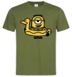 Чоловіча футболка Міньйон качечка Оливковий Чоловіча футболка Міньйон качечка Оливковий фото
