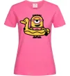 Женская футболка Міньйон качечка Ярко-розовый Женская футболка Міньйон качечка Ярко-розовый фото