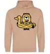 Мужская толстовка (худи) Міньйон качечка Песочный фото