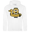 Жіноча толстовка (худі) Міньйон качечка Білий фото