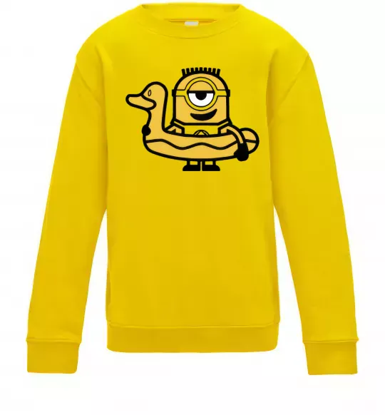 Дитячий світшот Міньйон качечка Сонячно жовтий фото