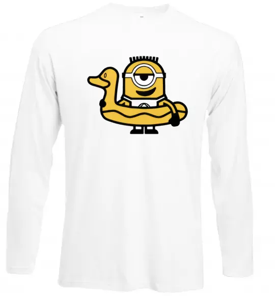 Лонгслів Міньйон качечка Білий фото