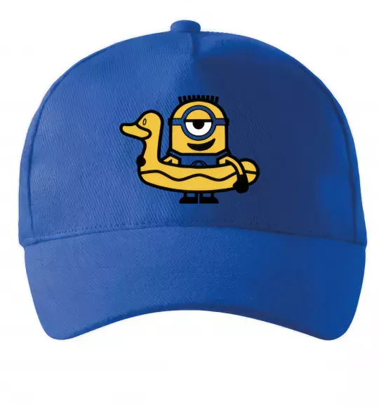 Кепка Міньйон качечка Яскраво-синій фото