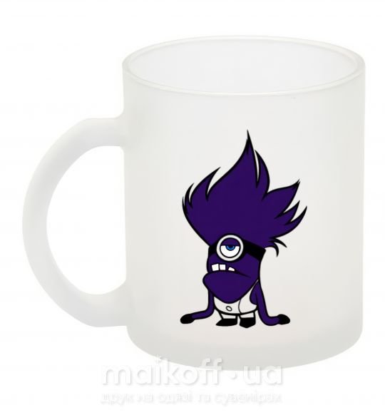 Чашка стеклянная Миньон фиолетовый Фроузен фото